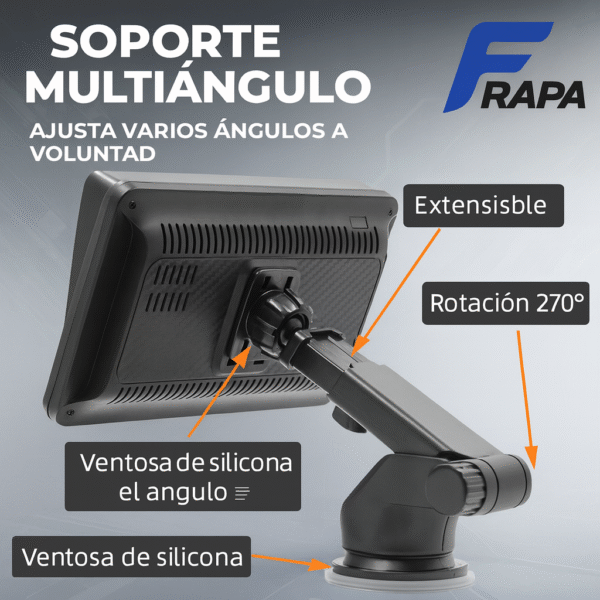 Pantalla CarPlay y Android Auto Inalámbrica HD 7”