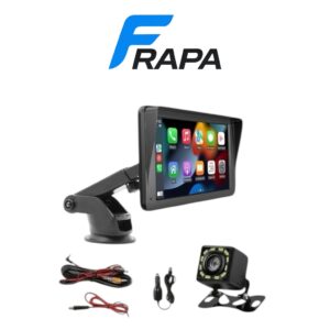 Pantalla CarPlay y Android Auto Inalámbrica HD 7”+ Camara de Retroceso